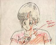 pencil (douga) of Bulma cel